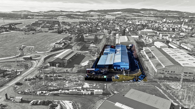 Prodej komerčních prostor výroba 3540 m², Pohorská, Kaplice