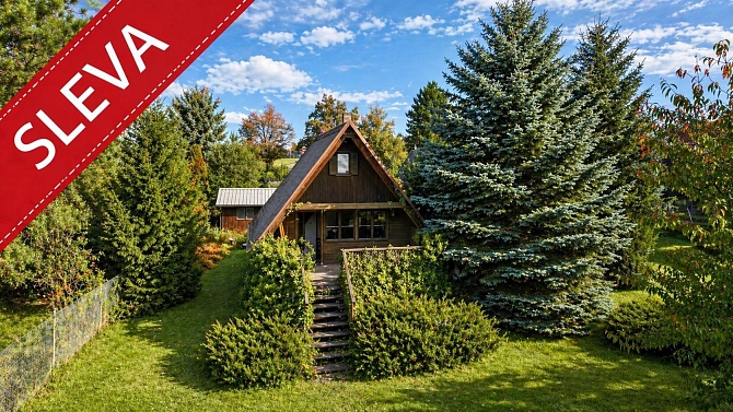 Prodej domu chata 47 m² pozemek 1448 m², Polní, Chotoviny-Červené Záhoří