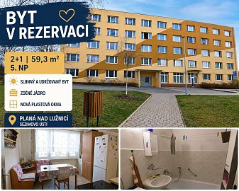 Prodej bytu 2+1 59 m², Průmyslová, Planá nad Lužnicí